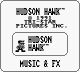 Hudson Hawk (Japan) Title Screen